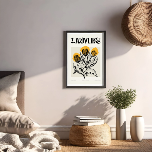 Abstract Flower Wall Frame - Wall Art - Image 5
