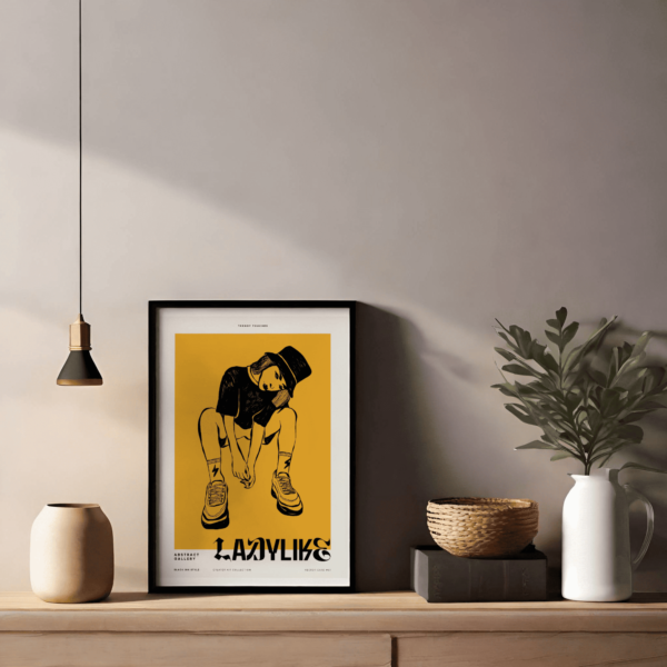 Vintage Flower Wall Frame – Wall Art - Image 2